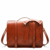 Corina — Sac Retro Twist în Bleu-Rose