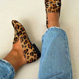 Ioana - Mocasini eleganți cu imprimeu leopard