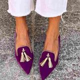 Paulina - Mocasini cu franjuri, în stil boho