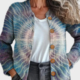 Rozana - Cardigan călduros cu model armonios