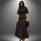 Reina – Rochie Damă Elegantă Handmade cu Design Unic