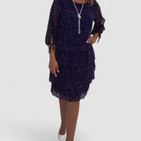 Julie | Rochie Elegantă cu Puncte