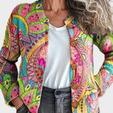 Ivana - Cardigan cu model artistic