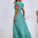 Mihaela – Rochie Florală cu Fante