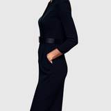 Felicia – Rochie Midi Tip Creion cu Curea