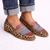 Zelda - Mocasin elegant cu imprimeu leopard