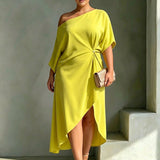 Mirela – Rochie Asimetrică Elegantă