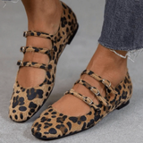 Angela - Pantofi cu imprimeu leopard
