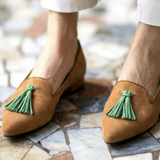 Francisca - Mocasin cu pompon