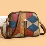 Clio — Mini Geantă Crossbody Patchwork
