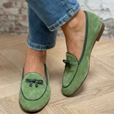Iulia - Pantof plat elegant cu fundă