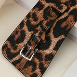 Florica – Curea cu imprimeu leopard asimetric