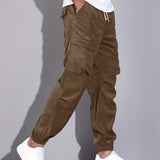 Roy | Pantalon Cargo Din Corduroy