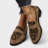 Karla - Pantofi eleganti pentru dame cu imprimeu leopard