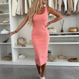 Manon | Rochie Midi Confortabilă & Vest