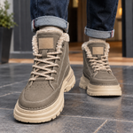 Accardi – Ghete de Iarnă pentru Bărbați, cu Căptușeală din Polar – culoarea Khaki