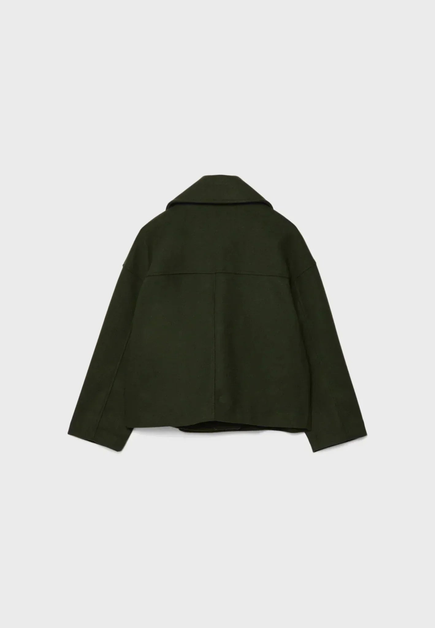 Jachetă Elegantă cu Croială Încrucișată, de Damă, Confortabilă – culoarea Verde